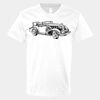 V-Neck Heavy Cotton 100% T-Shirt Thumbnail