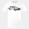 V-Neck Heavy Cotton 100% T-Shirt Thumbnail