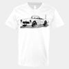 V-Neck Heavy Cotton 100% T-Shirt Thumbnail