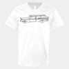 V-Neck Heavy Cotton 100% T-Shirt Thumbnail