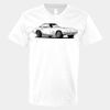 V-Neck Heavy Cotton 100% T-Shirt Thumbnail