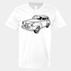 V-Neck Heavy Cotton 100% T-Shirt Thumbnail
