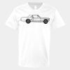 V-Neck Heavy Cotton 100% T-Shirt Thumbnail