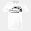 V-Neck Heavy Cotton 100% T-Shirt Thumbnail