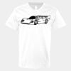 V-Neck Heavy Cotton 100% T-Shirt Thumbnail