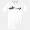 V-Neck Heavy Cotton 100% T-Shirt Thumbnail
