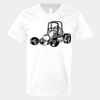 V-Neck Heavy Cotton 100% T-Shirt Thumbnail