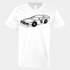 V-Neck Heavy Cotton 100% T-Shirt Thumbnail