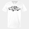 V-Neck Heavy Cotton 100% T-Shirt Thumbnail