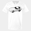 V-Neck Heavy Cotton 100% T-Shirt Thumbnail