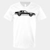 V-Neck Heavy Cotton 100% T-Shirt Thumbnail