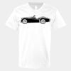 V-Neck Heavy Cotton 100% T-Shirt Thumbnail