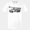 V-Neck Heavy Cotton 100% T-Shirt Thumbnail
