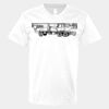 V-Neck Heavy Cotton 100% T-Shirt Thumbnail