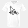 V-Neck Heavy Cotton 100% T-Shirt Thumbnail