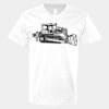 V-Neck Heavy Cotton 100% T-Shirt Thumbnail