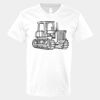 V-Neck Heavy Cotton 100% T-Shirt Thumbnail