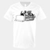 V-Neck Heavy Cotton 100% T-Shirt Thumbnail