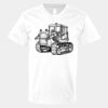 V-Neck Heavy Cotton 100% T-Shirt Thumbnail
