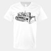 V-Neck Heavy Cotton 100% T-Shirt Thumbnail