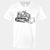 V-Neck Heavy Cotton 100% T-Shirt Thumbnail
