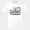 V-Neck Heavy Cotton 100% T-Shirt Thumbnail