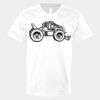 V-Neck Heavy Cotton 100% T-Shirt Thumbnail