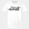 V-Neck Heavy Cotton 100% T-Shirt Thumbnail