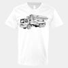 V-Neck Heavy Cotton 100% T-Shirt Thumbnail