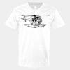 V-Neck Heavy Cotton 100% T-Shirt Thumbnail
