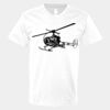 V-Neck Heavy Cotton 100% T-Shirt Thumbnail