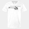 V-Neck Heavy Cotton 100% T-Shirt Thumbnail