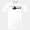 V-Neck Heavy Cotton 100% T-Shirt Thumbnail