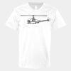 V-Neck Heavy Cotton 100% T-Shirt Thumbnail