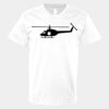 V-Neck Heavy Cotton 100% T-Shirt Thumbnail