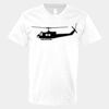 V-Neck Heavy Cotton 100% T-Shirt Thumbnail