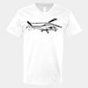 V-Neck Heavy Cotton 100% T-Shirt Thumbnail