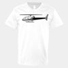 V-Neck Heavy Cotton 100% T-Shirt Thumbnail