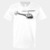 V-Neck Heavy Cotton 100% T-Shirt Thumbnail