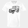 V-Neck Heavy Cotton 100% T-Shirt Thumbnail