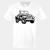 V-Neck Heavy Cotton 100% T-Shirt Thumbnail
