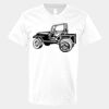 V-Neck Heavy Cotton 100% T-Shirt Thumbnail