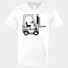 V-Neck Heavy Cotton 100% T-Shirt Thumbnail