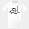 V-Neck Heavy Cotton 100% T-Shirt Thumbnail