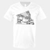 V-Neck Heavy Cotton 100% T-Shirt Thumbnail