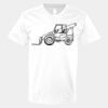 V-Neck Heavy Cotton 100% T-Shirt Thumbnail