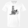 V-Neck Heavy Cotton 100% T-Shirt Thumbnail