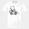 V-Neck Heavy Cotton 100% T-Shirt Thumbnail