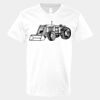 V-Neck Heavy Cotton 100% T-Shirt Thumbnail
