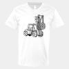 V-Neck Heavy Cotton 100% T-Shirt Thumbnail